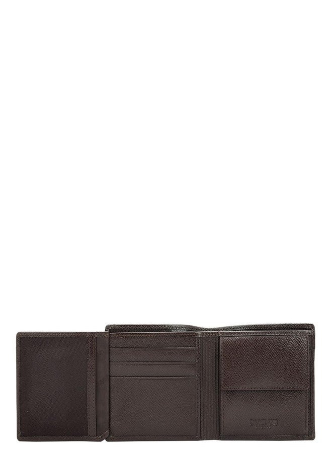 Da Milano RFID Protected Leather Wallet for Men with Card Slot - Brown - Image 4